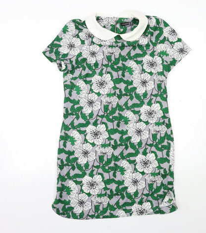 Atmosphere Womens Green Floral  Shift  Size 8