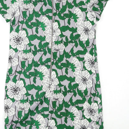 Atmosphere Womens Green Floral  Shift  Size 8