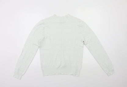 NXT Womens White  Knit Pullover Jumper Size 12
