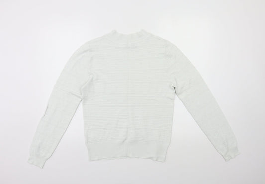 NXT Womens White  Knit Pullover Jumper Size 12