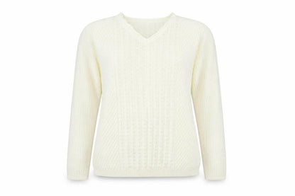 Womens UK Size 14 isle Beige Pullover Jumper