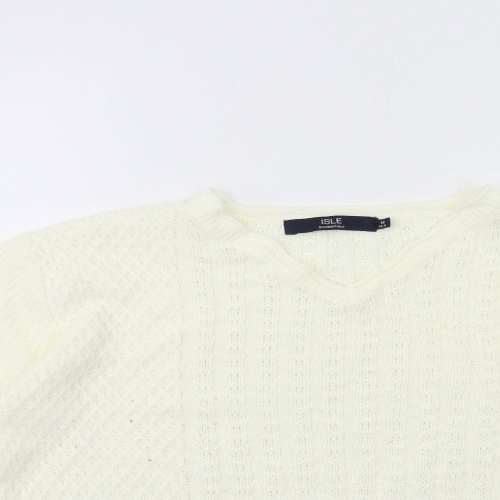 Womens UK Size 14 isle Beige Pullover Jumper