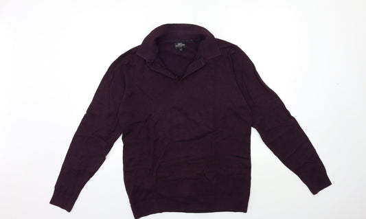 NEXT Mens Red  Knit Pullover Jumper Size M