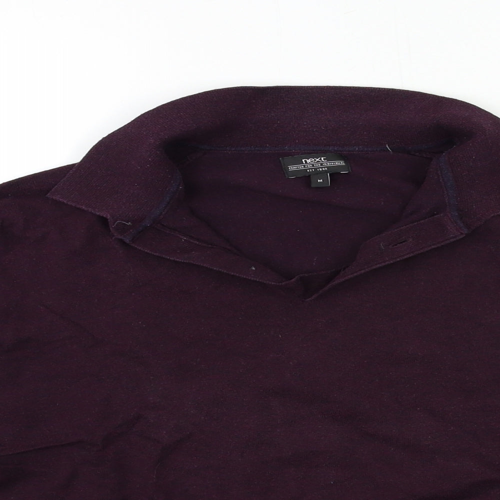 NEXT Mens Red  Knit Pullover Jumper Size M