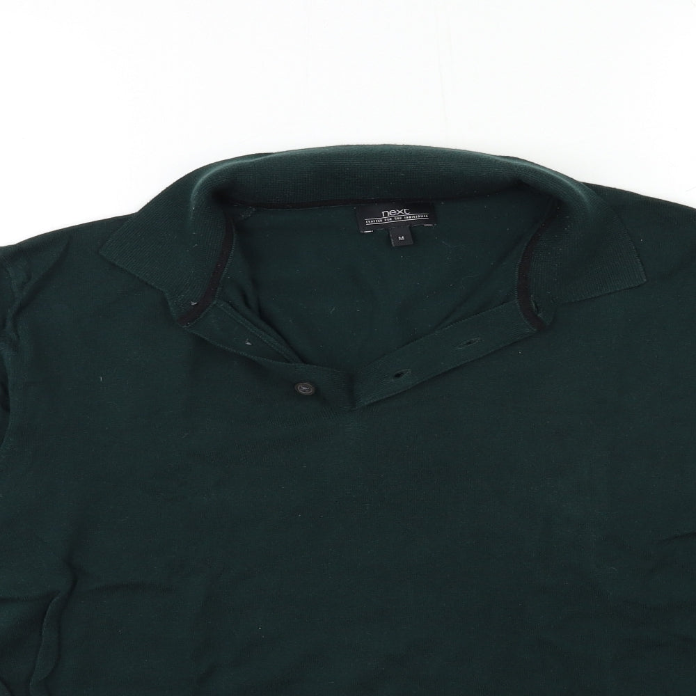 NEXT Mens Green  Knit Pullover Jumper Size M