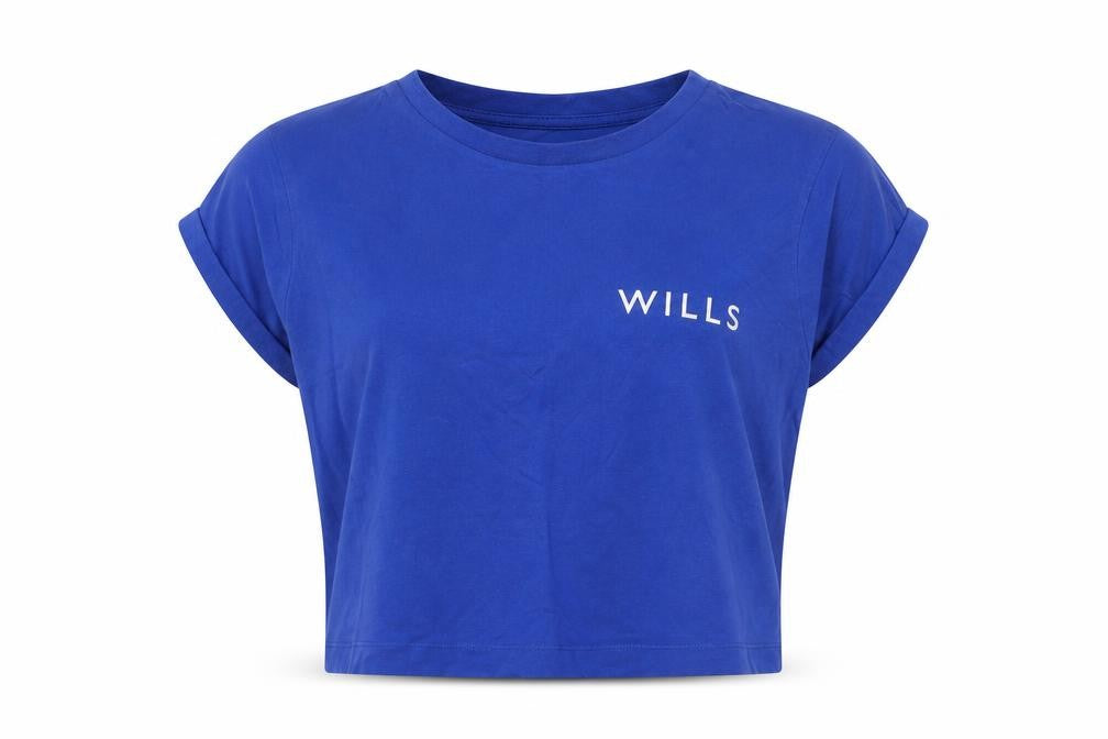 Womens UK Size 6 Jack Wills Blue Basic T-Shirt