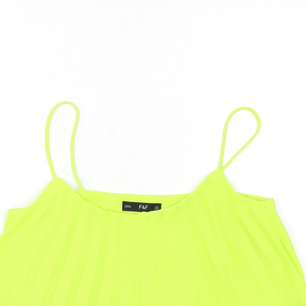 F&F Womens Green   Basic Tank Size 6