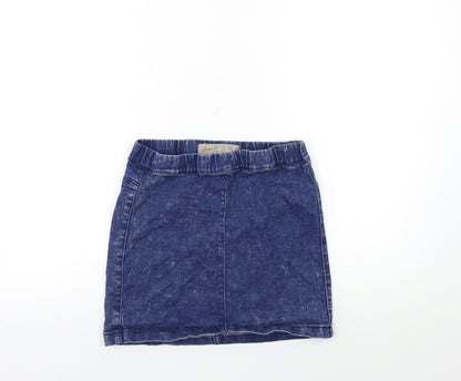 Womens UK Size 8 Denim & Co. Mini Denim Skirt