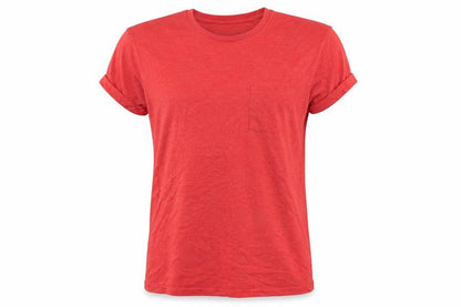Womens UK Size S Burton Red Basic T-Shirt