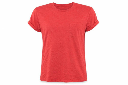 Womens UK Size S Burton Red Basic T-Shirt
