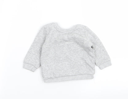 Matalan Boys Grey   Pullover Jumper Size 0-3 Months