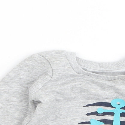 Matalan Boys Grey   Pullover Jumper Size 0-3 Months