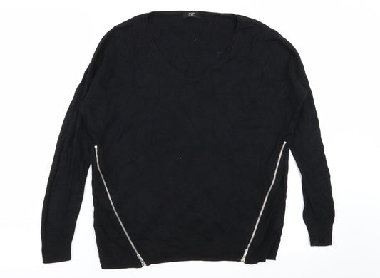 F&F Womens Black   Pullover Jumper Size 8