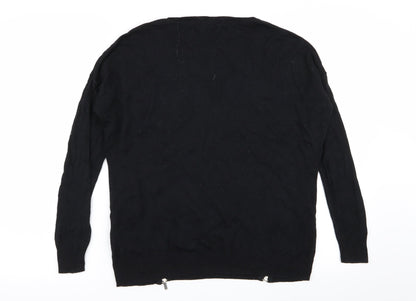 F&F Womens Black   Pullover Jumper Size 8