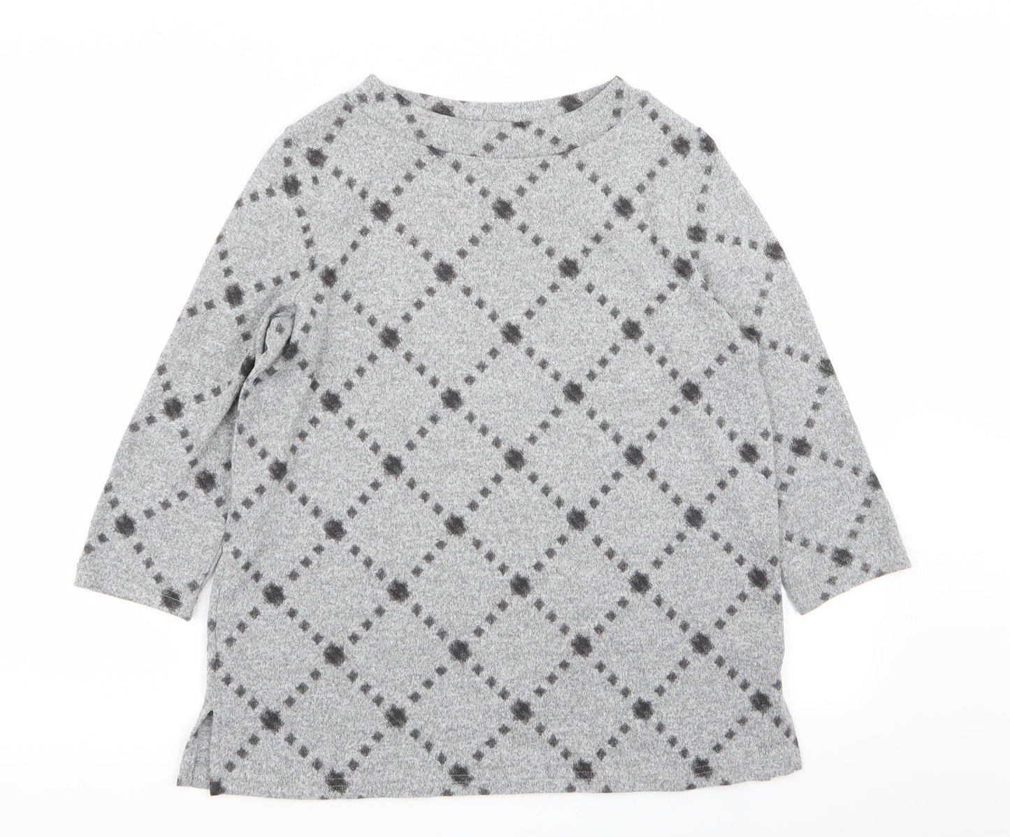 Womens UK Size 12 M&S Grey Pullover Jumper