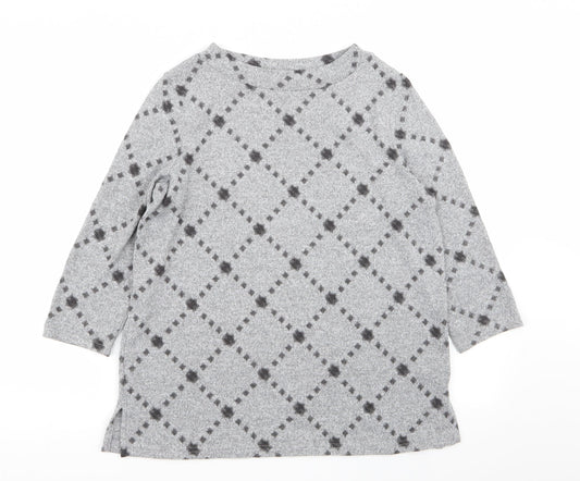 Womens UK Size 12 M&S Grey Pullover Jumper
