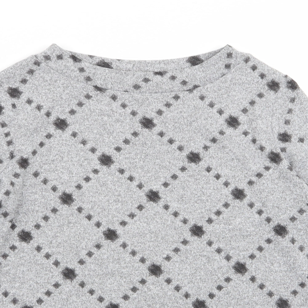 Womens UK Size 12 M&S Grey Pullover Jumper