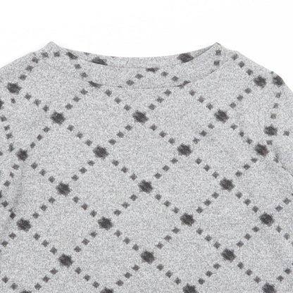 Womens UK Size 12 M&S Grey Pullover Jumper