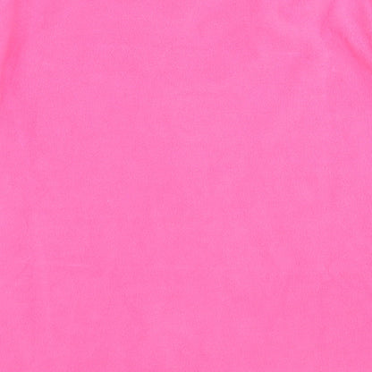 Asda George Womens Pink Solid  Top Pyjama Top Size 8  - size 8-10