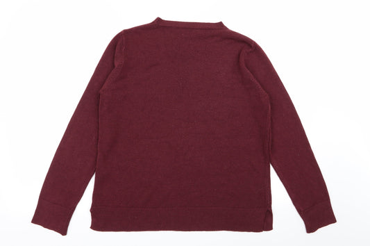 Womens UK Size 14 M&S Red Pullover Jumper