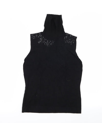 pepper and co Womens Black   Pullover Jumper Size M