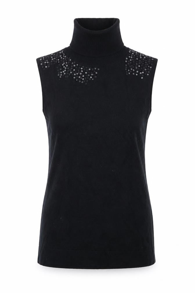 pepper and co Womens Black   Pullover Jumper Size M