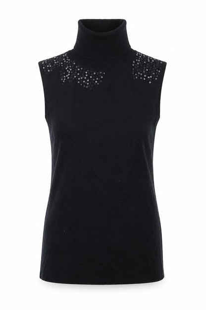 pepper and co Womens Black   Pullover Jumper Size M