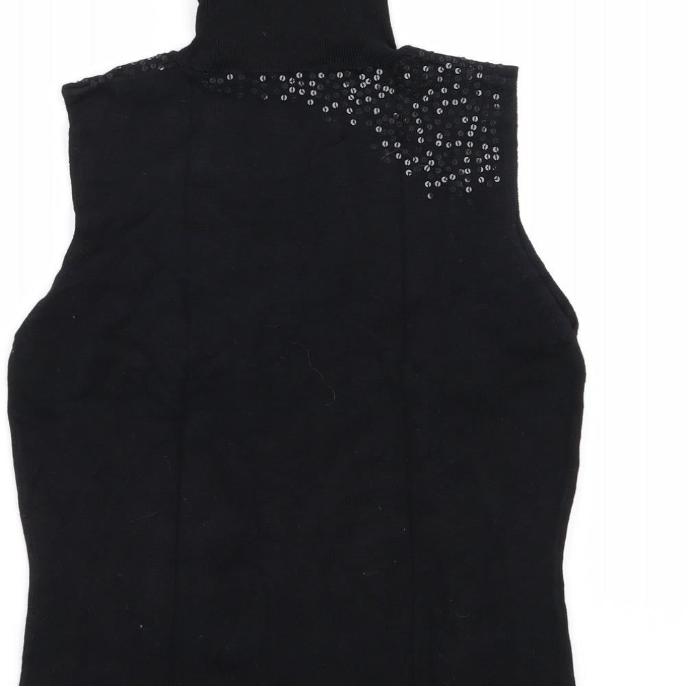 pepper and co Womens Black   Pullover Jumper Size M