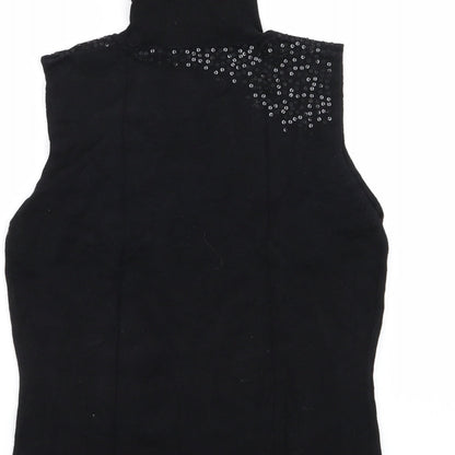 pepper and co Womens Black   Pullover Jumper Size M