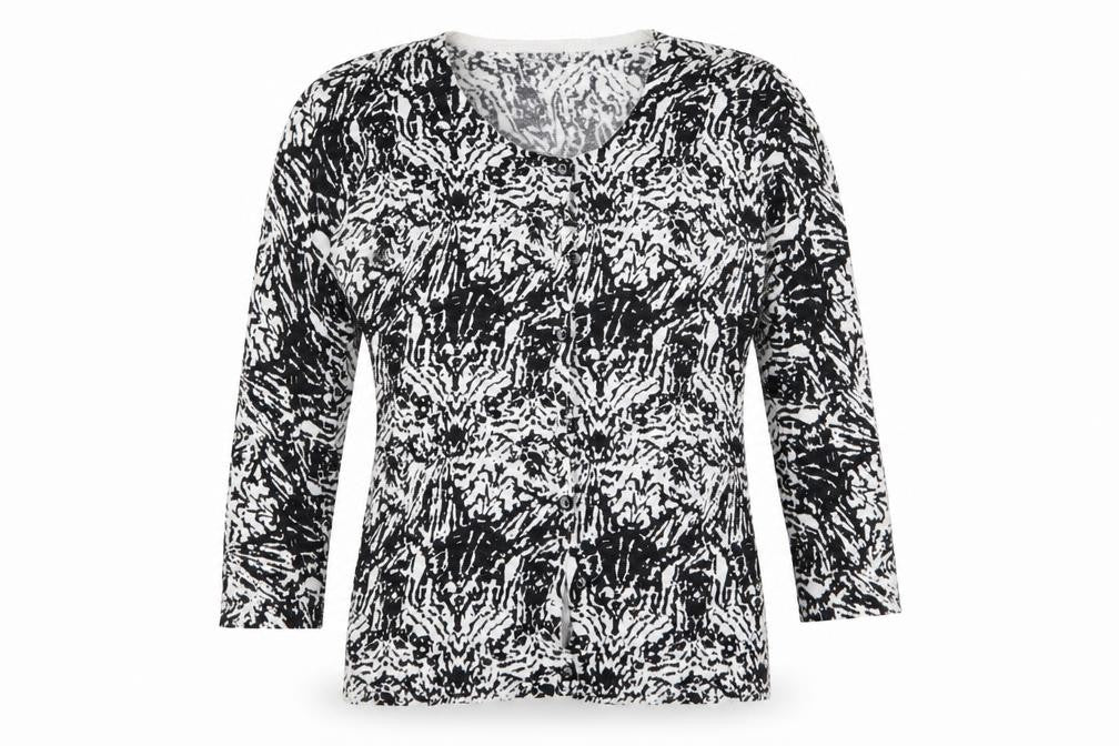 Womens UK Size 8 F&F Multicoloured Cardigan Jumper