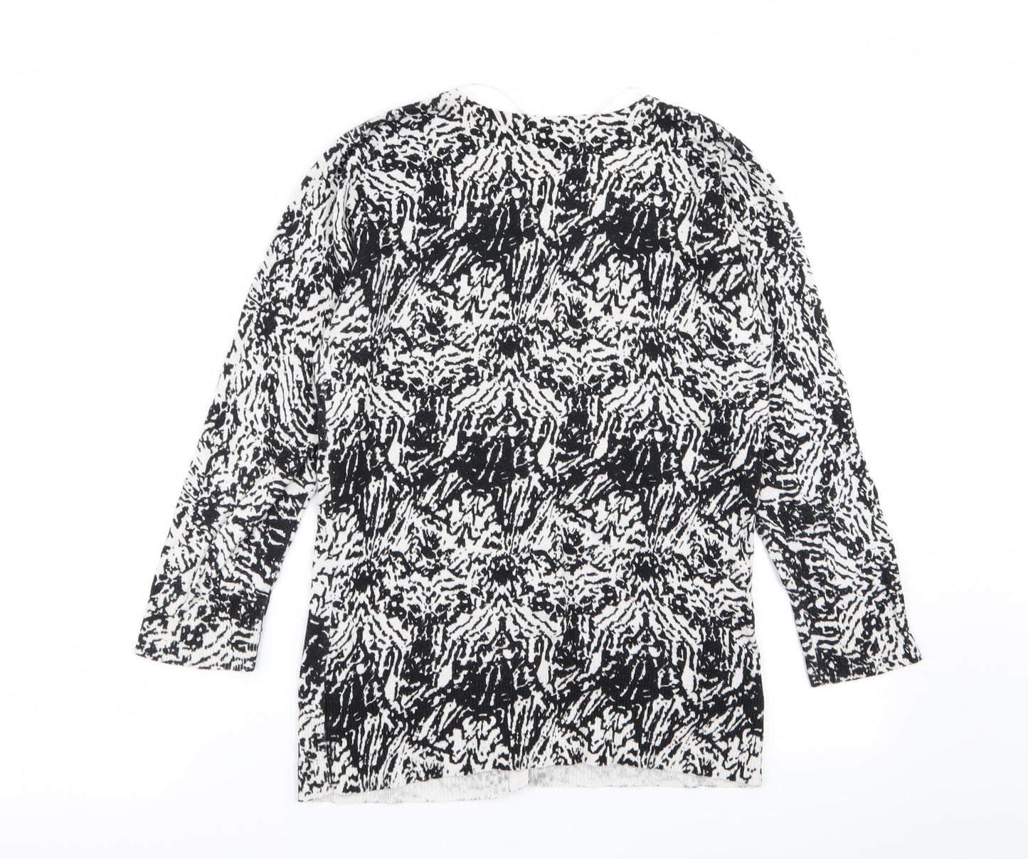 F&F Womens Multicoloured Geometric  Cardigan Jumper Size 8