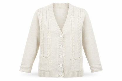 Classic Image Womens Beige   Cardigan Jumper Size S