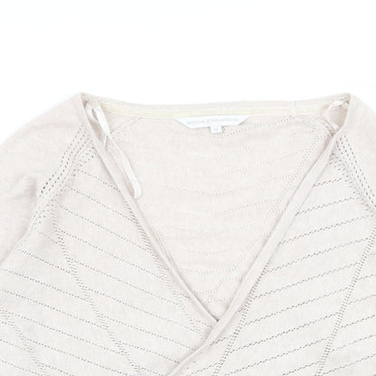 Womens UK Size 12 RJR.John Rocha Beige Cardigan Jumper