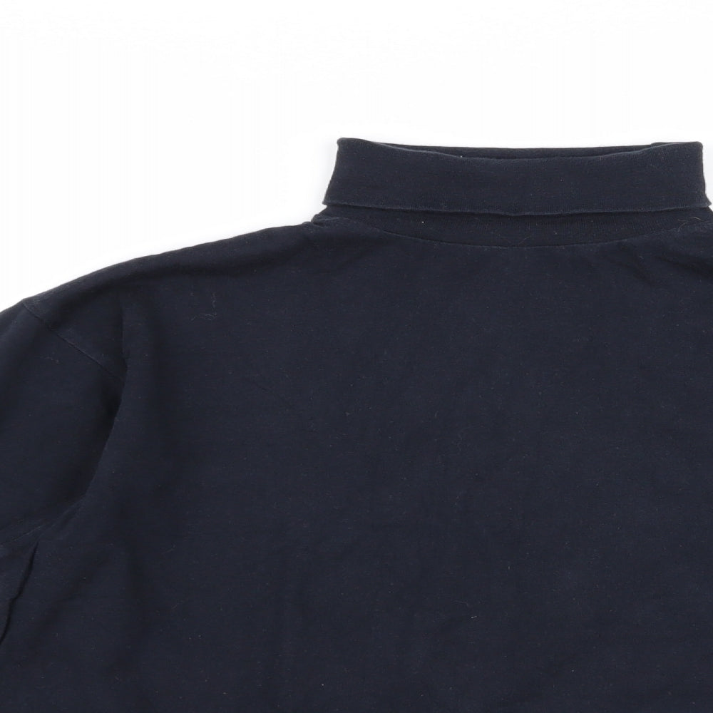 Womens UK Size 10 st bernard Blue Basic T-Shirt