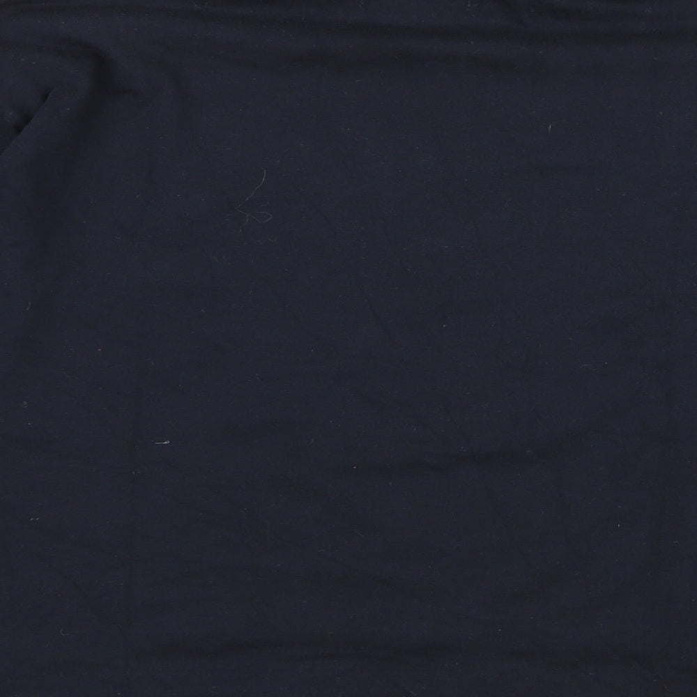 Womens UK Size 10 st bernard Blue Basic T-Shirt
