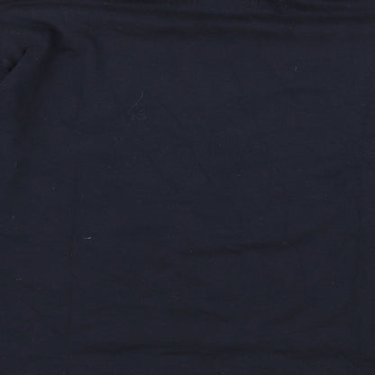 Womens UK Size 10 st bernard Blue Basic T-Shirt