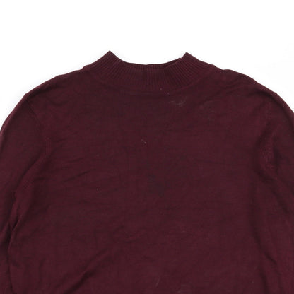 F&F Womens Red   Pullover Jumper Size 12