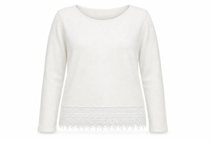 Womens UK Size M Divided by H&M White Pullover Jumper