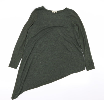 Papaya Womens Green   Basic T-Shirt Size 14