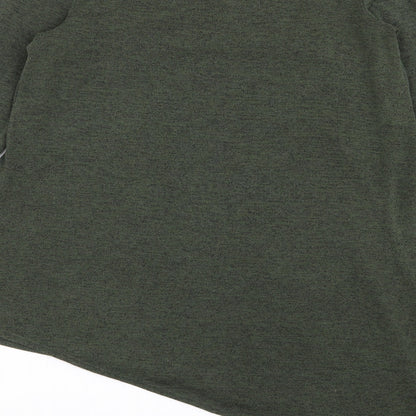 Papaya Womens Green   Basic T-Shirt Size 14