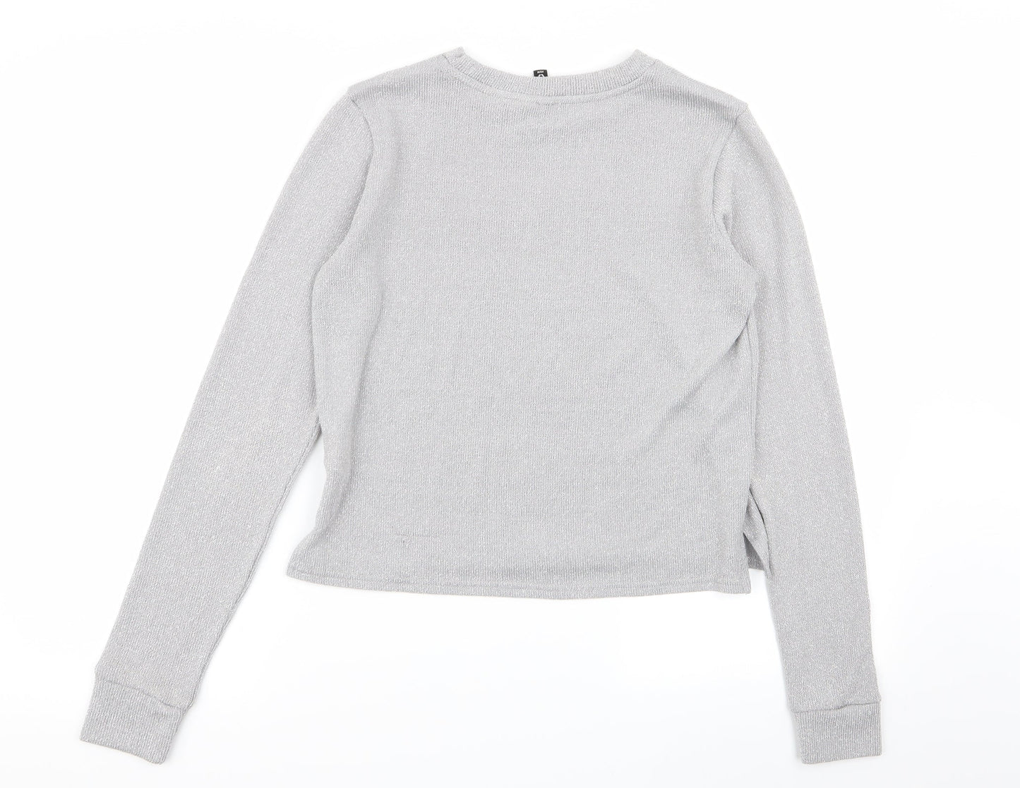 Divided by H&M Womens Silver   Pullover Jumper Size XS