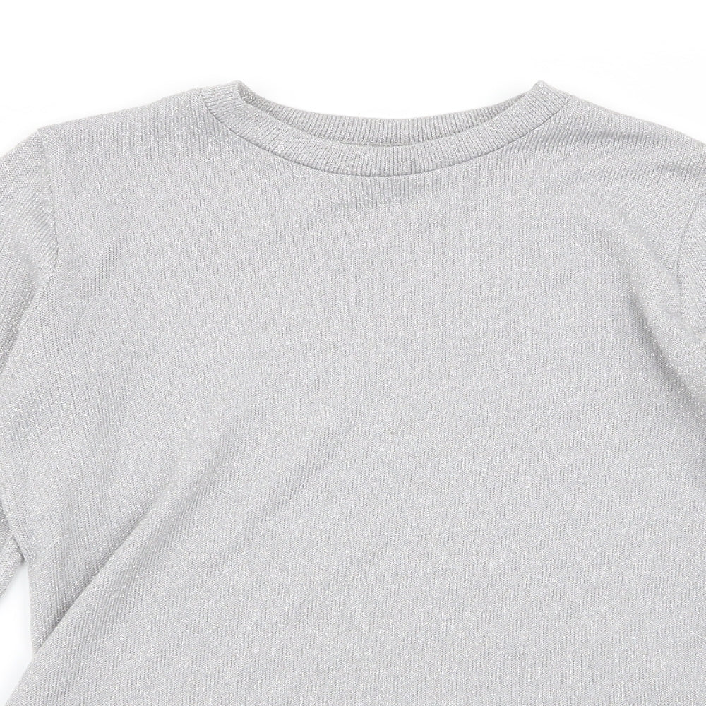 Divided by H&M Womens Silver   Pullover Jumper Size XS