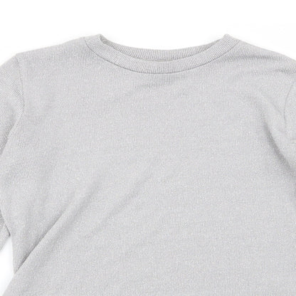 Divided by H&M Womens Silver   Pullover Jumper Size XS