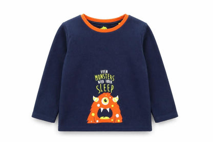 Primark Boys Blue Solid   Pyjama Top Size 5-6 Years