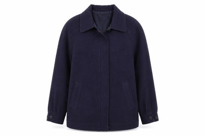 Edinburgh Womens Blue   Overcoat Coat Size 14