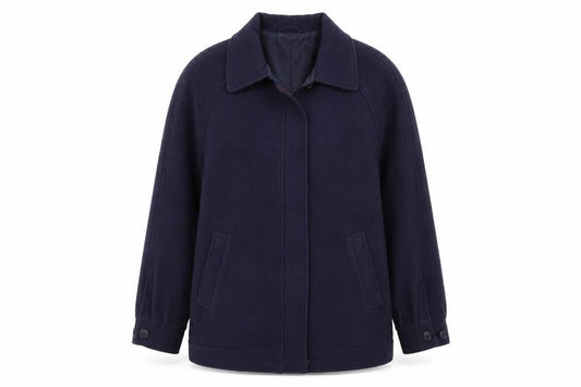 Edinburgh Womens Blue   Overcoat Coat Size 14