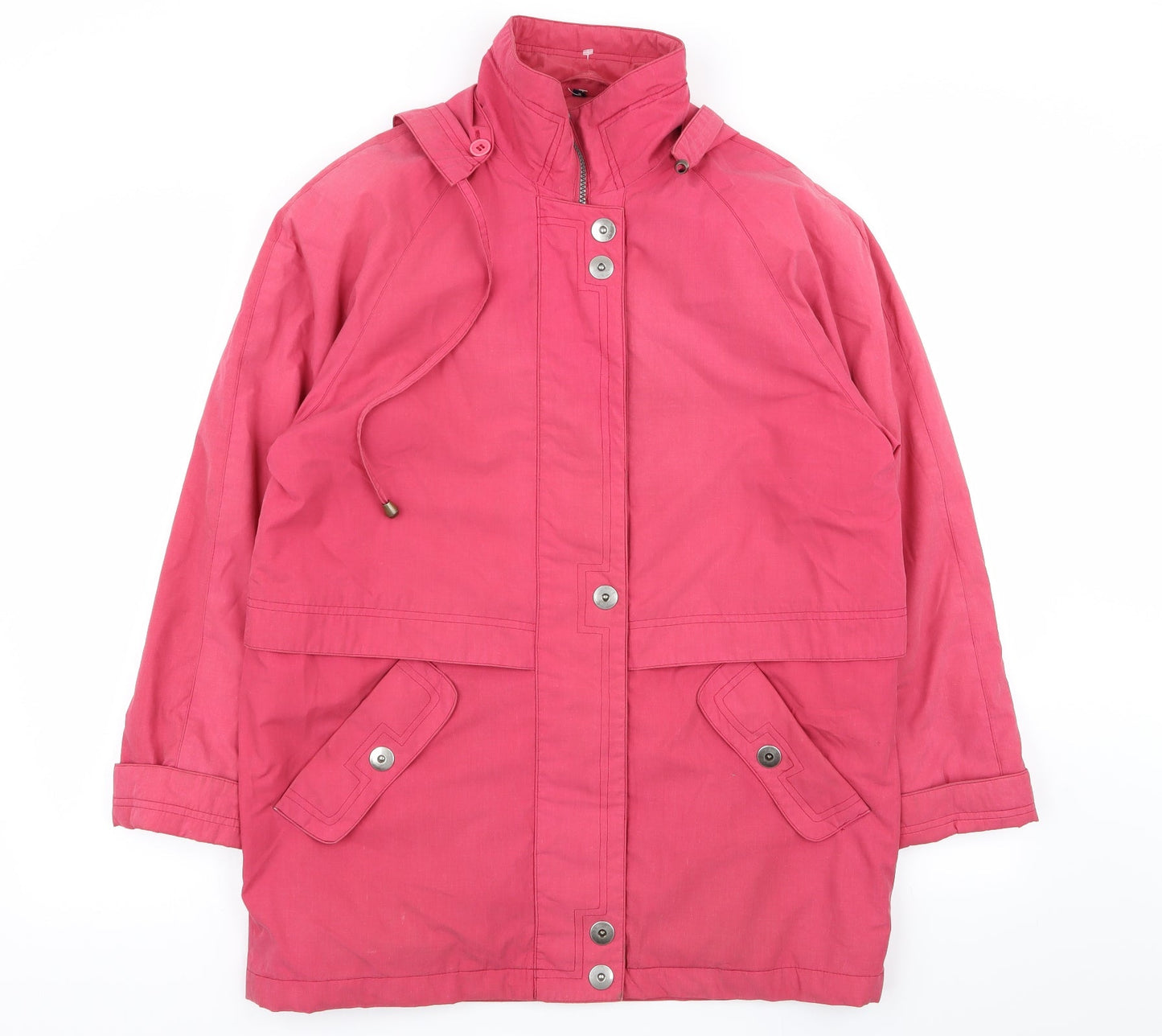 Womens UK Size S telemac Pink Overcoat