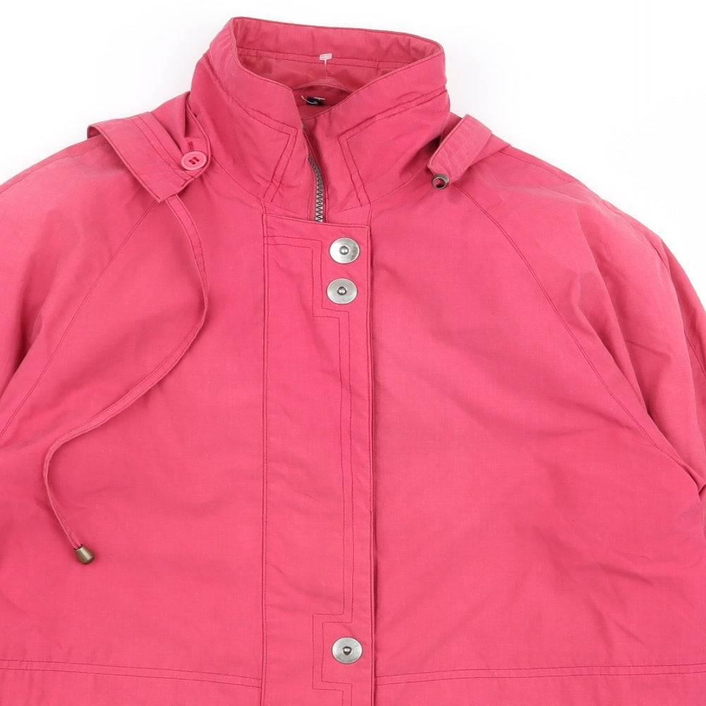 Womens UK Size S telemac Pink Overcoat