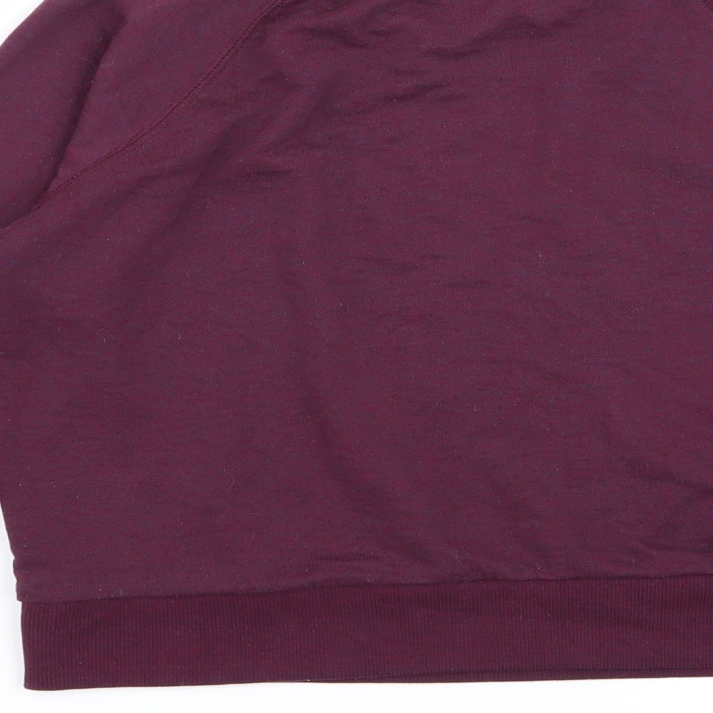 Womens UK Size XS Divided by H&M Purple Pullover Jumper
