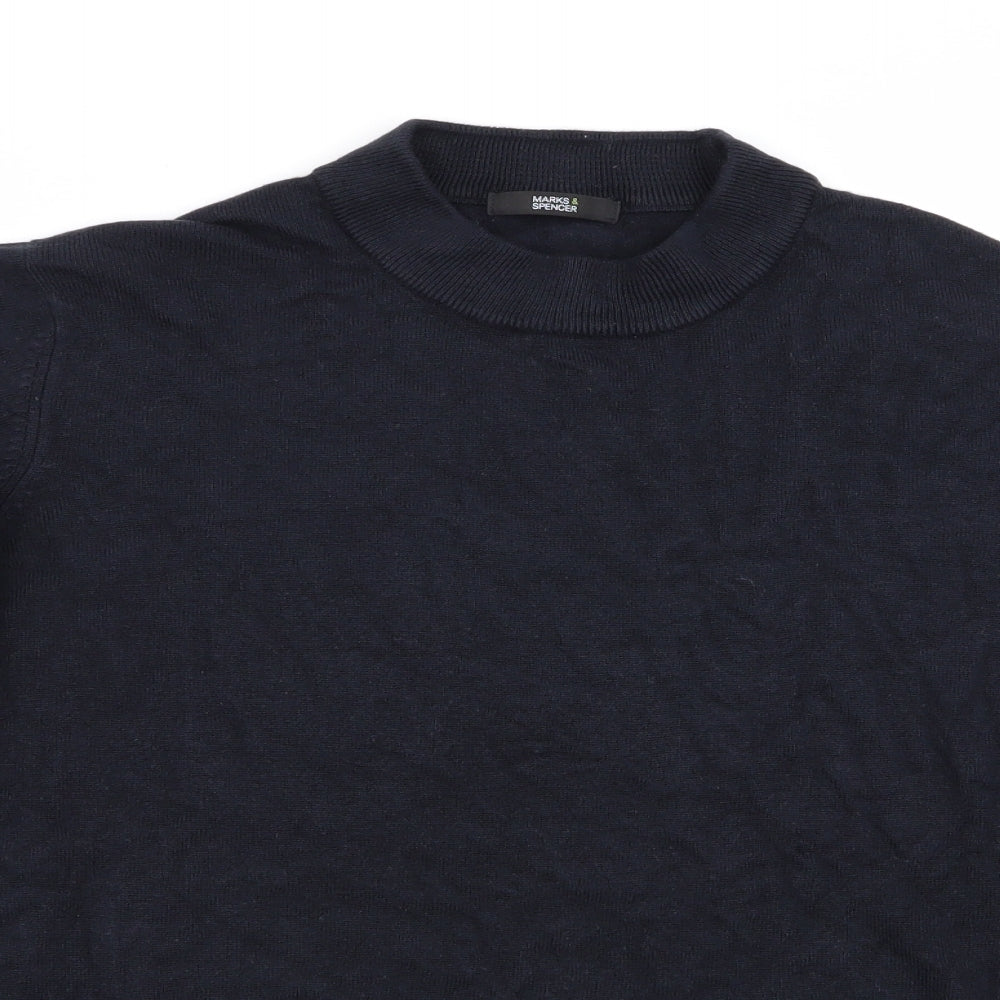 Womens UK Size 20 M&S Blue Pullover Jumper